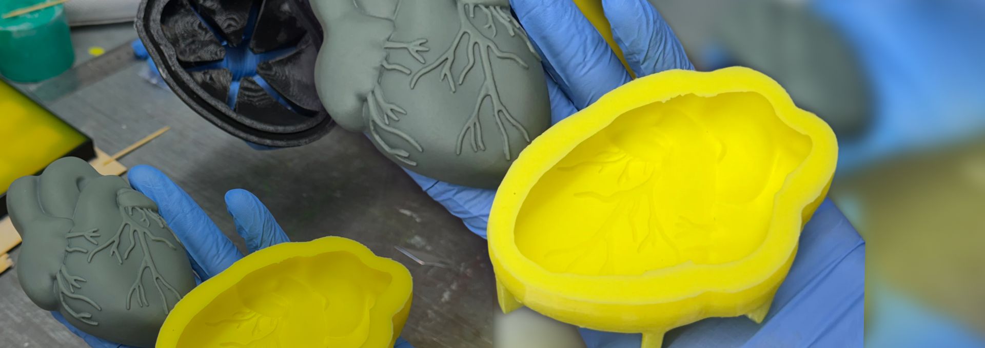 Харчовий силіконовий молд для мусового десерту «Серце» 