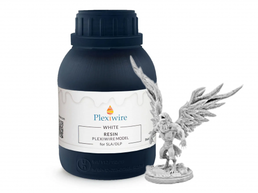 White Plexiwire Resin Model