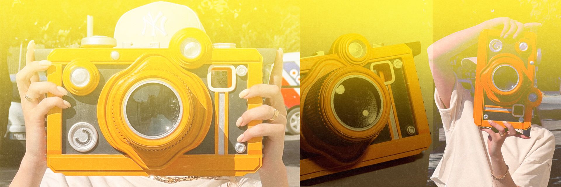 Чохол для планшета у вигляді фотоапарата